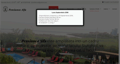 Desktop Screenshot of pensiunea-alfa.ro